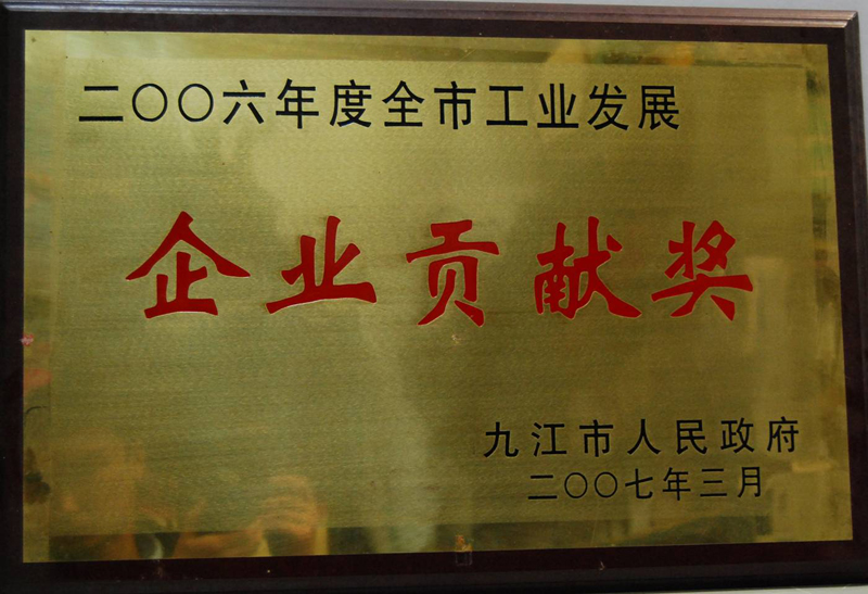 全市企業(yè)貢獻(xiàn)獎(江西亞東) 全市企業(yè)貢獻(xiàn)獎(江西亞東)