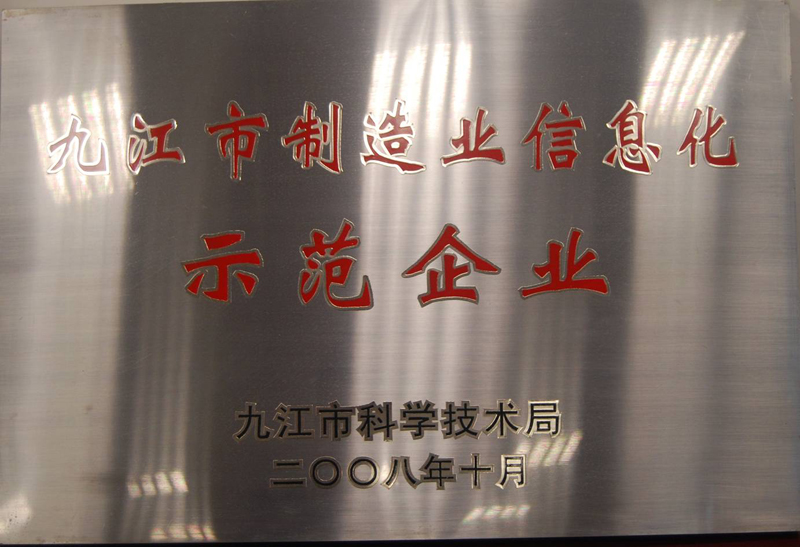 制造業(yè)信息化示范企業(yè)(江西亞東) 制造業(yè)信息化示范企業(yè)(江西亞東)