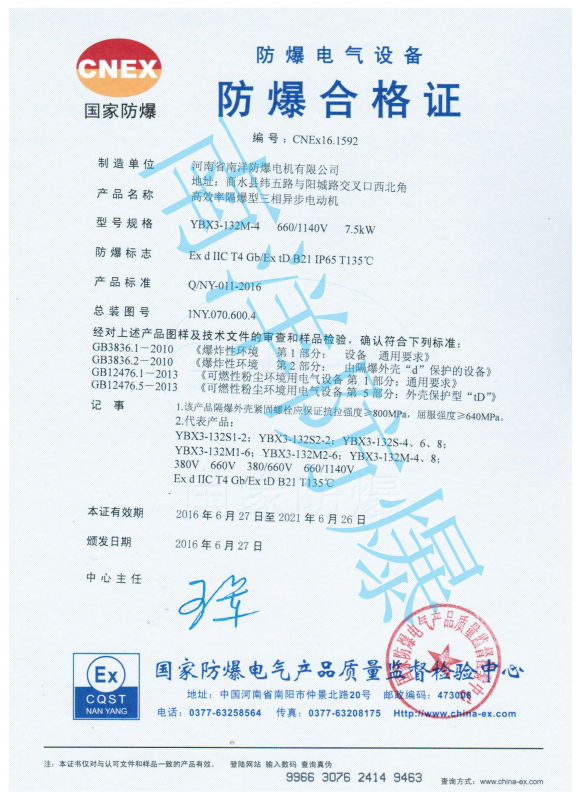 粉塵防爆電機的防爆等級都有哪些？